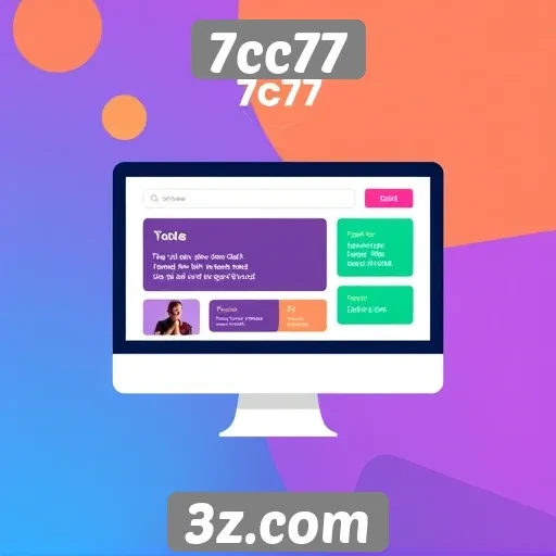 Análise da interface do usuário no site 7cc77